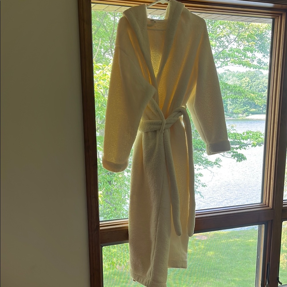 Pottery Barn Cream Robe